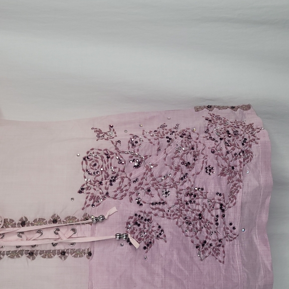 Spice and Roses pink long tunic or short dress sz Small - Picture 2 of 12